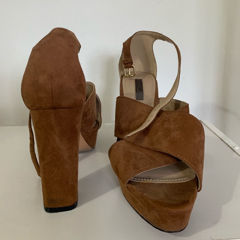 BCBG platform heels
